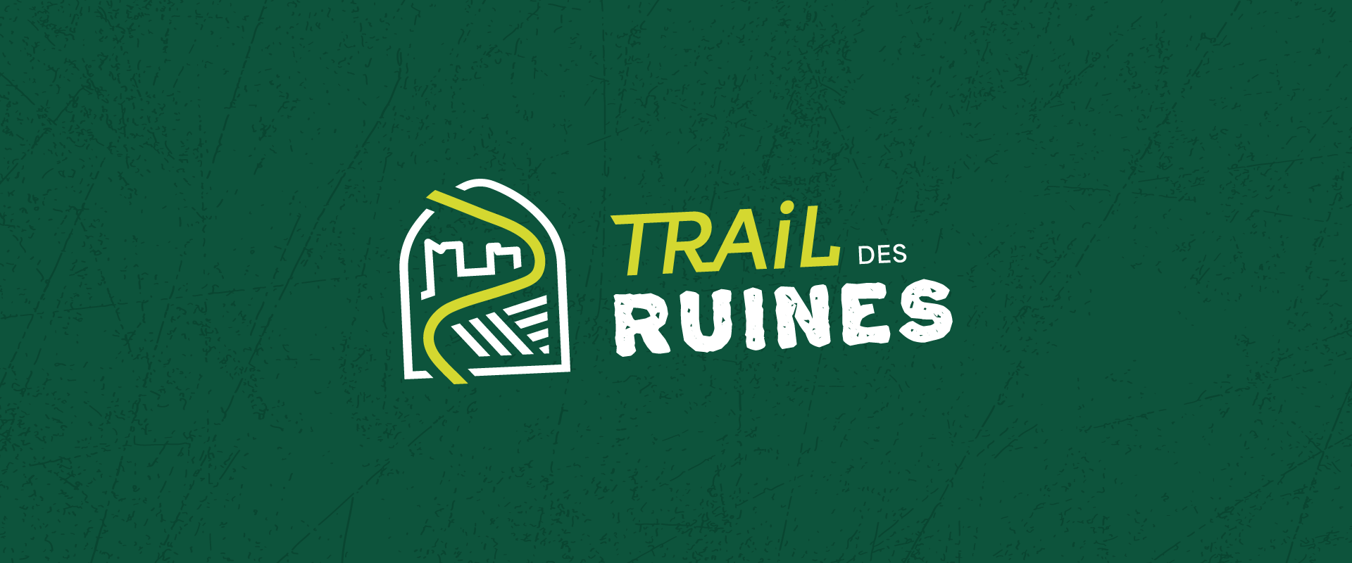 Logo créé pour le trail des ruines à arlay
