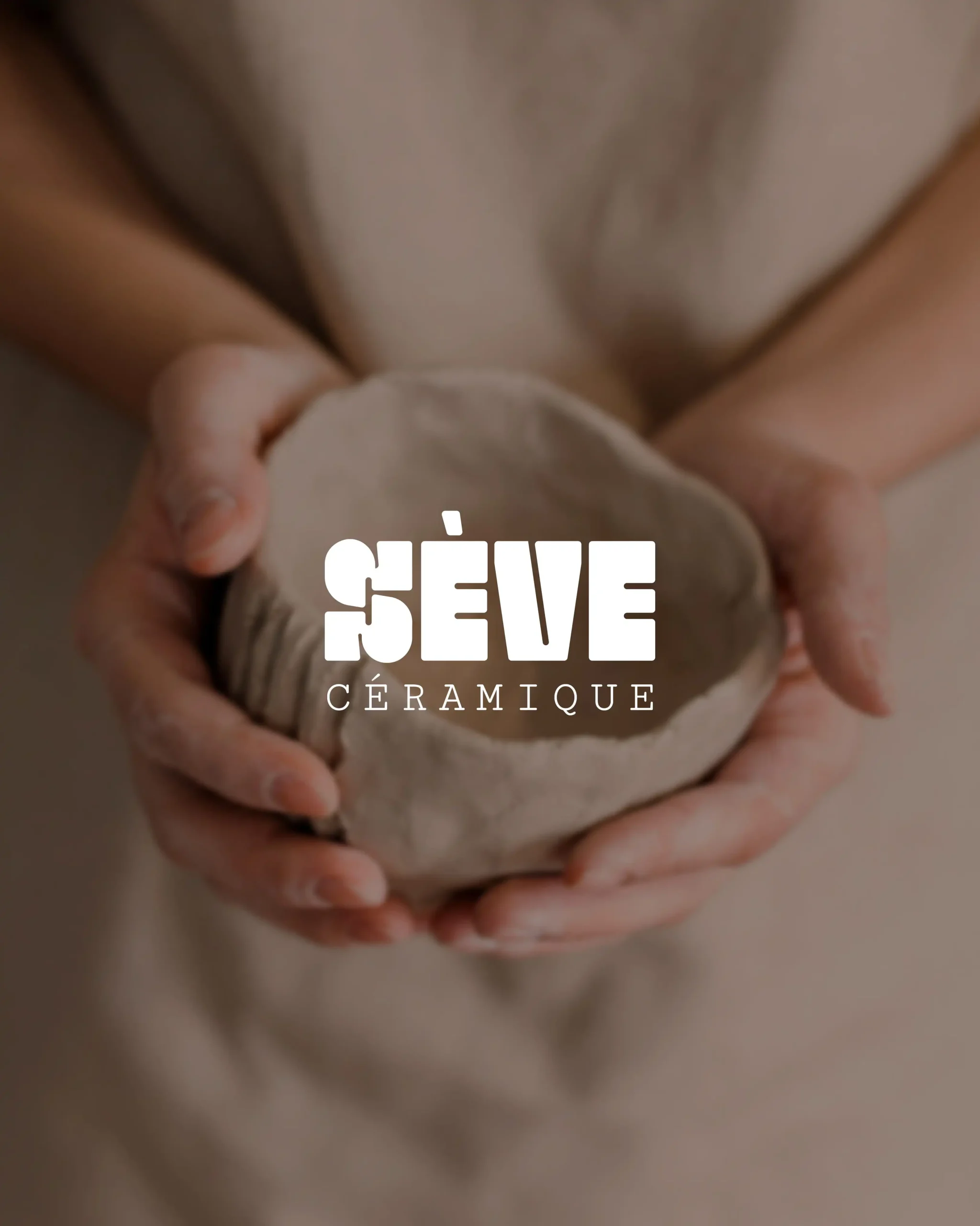 Création d'un logo et univers visuelle pour un atelier de céramique