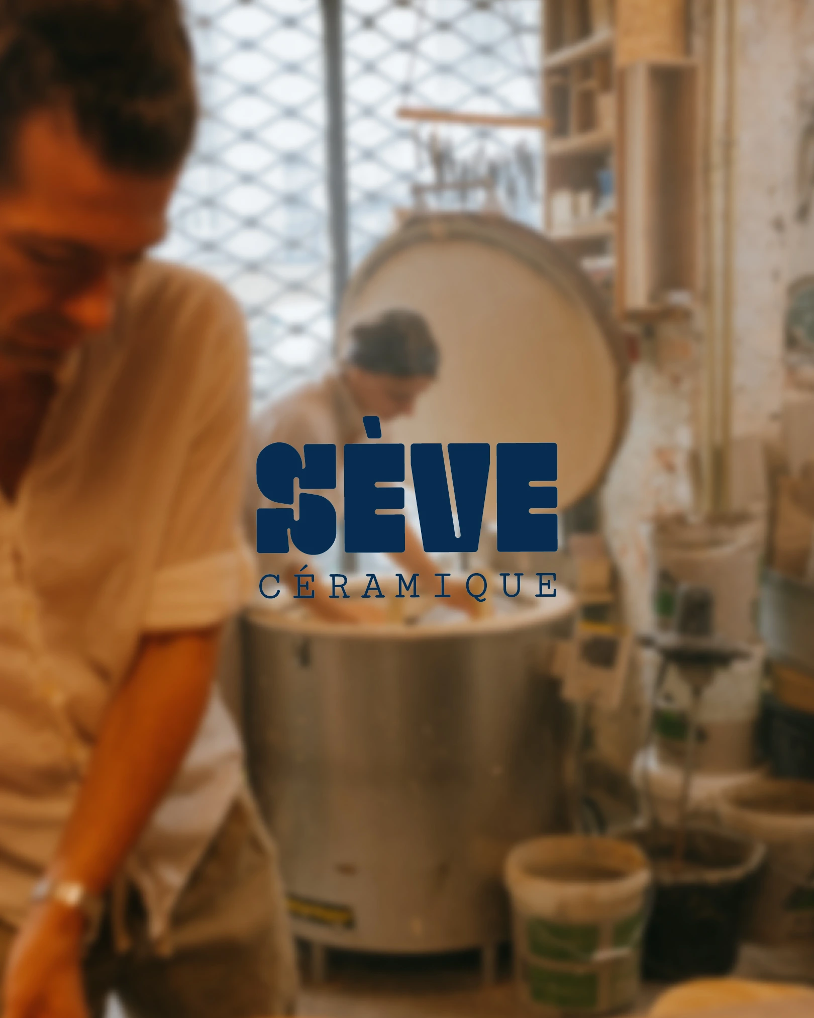 Branding créé pour un atelier de céramique