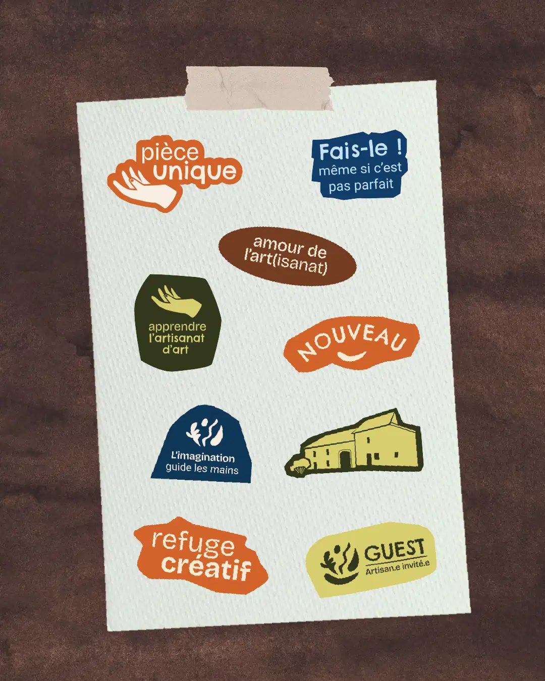 Un set de sticker pour exprimer sa marque