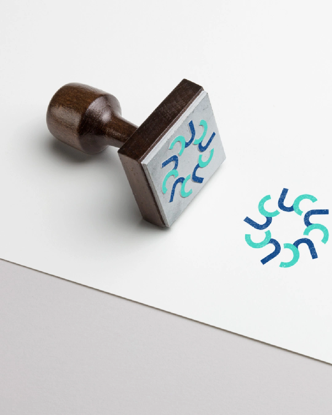 Logo utilisé sur un tampon
